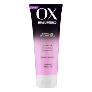 Shampoo Ox 400ml Hialuronico Hidratacao