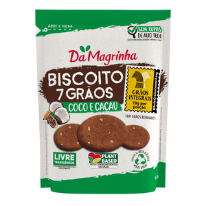 Biscoito Da Magrinha 120g Coco/Cacau
