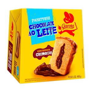 Panettone Garoto 450g Talento Ao Leite
