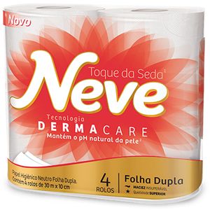 Papel Higiênico Neve C/ 4 Un. Neutro