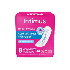 Absorvente Intimus C/8 Gel Normal S/ Abas Soft