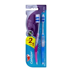 Escova Dental Condor Antibac C/2