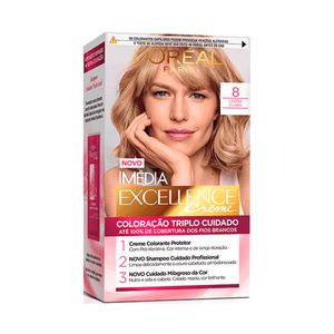 Coloracao Imedia Excel.8 Louro Claro
