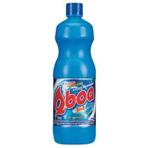 Alvejante Qboa 1 Litro 3 Em 1 C/ Detergente