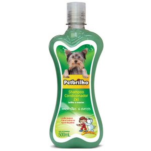 Shampoo/Condicion.Petbrilho 500ml 2x1