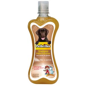 Shampoo Petbrilho 500ml Pelos Escuros