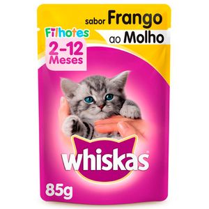 Whiskas Pratos Favoritos 85g Frango Jr