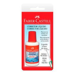 Corretor Liquido Faber Castell 18ml Agua