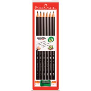 Lapis Grafite F.Castell Max C/6 Gts Apon