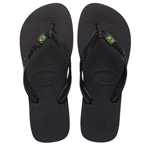 Sandalia Havaianas Brasil Preto 43/44