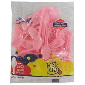 Colher Plast.Strawplast Sob.Rs C/50
