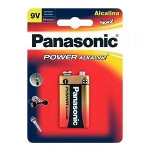 Bateria Panasonic Alcalina 9v