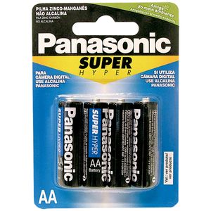 Pilha Panasonic Sup.Hiper Aa Peq.C/4