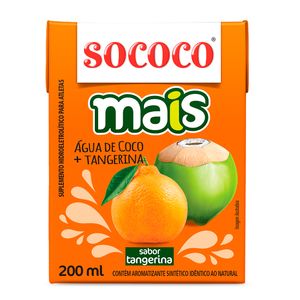 Agua Coco Sococo 200ml Tangerina