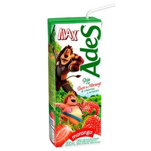 Beb.Soja Ades 200ml Morango