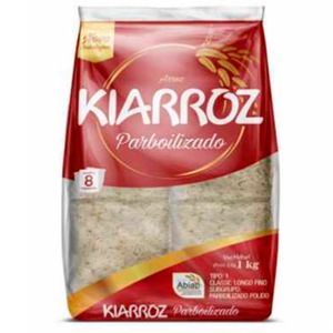 Arroz Parboilizado Kiarroz 1kg C/8
