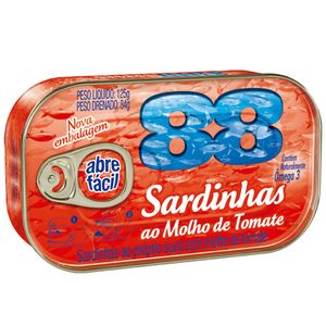 Sardinha 88 75g Molho Tomate