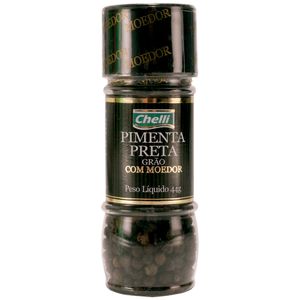 Pimenta Preta Chelli 44g Graos C/Moedor
