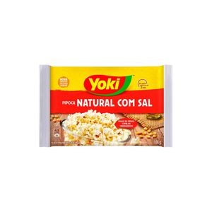 Pipoca Micro Yoki 100g Natural C/Sal