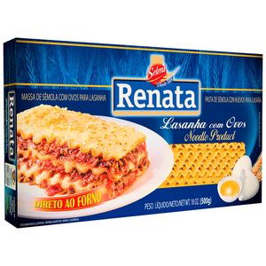 Lasanha Renata 500g C/ Ovos