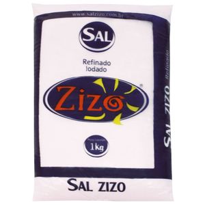 Sal Refinado Zizo 1kg
