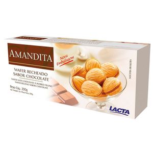 Wafer Recheado Amanditas Lacta 200g