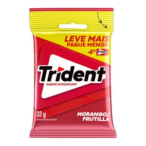 Trident C/ 4 Un. Morango S/ Açúcar
