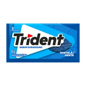 Goma Mascar Trident 8g Hortela