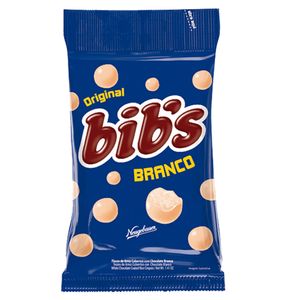 Confeito Bibs 40g Branco