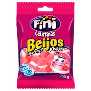 Bala Gelatina Fini 80/90g Beijos