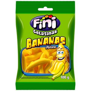 Bala Gelatina Fini 80/90g Bananas