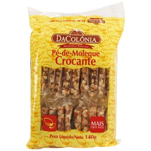Pe De Moleque Dacolonia 140g Crocante