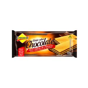 Biscoito Wafer Lowçucar 115g Chocolate