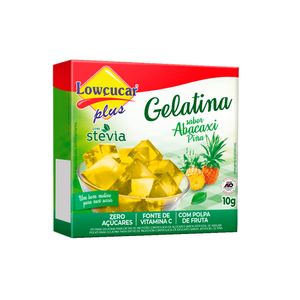 Po P/Gelatina Lowcucar 10g Abac.C/Stevia