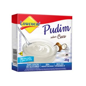 Po P/Pudim Lowcucar 25g Coco Zr.Ac