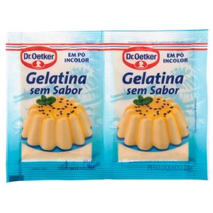 Gelatina Oetker S/Sabor Po Incolor 24g