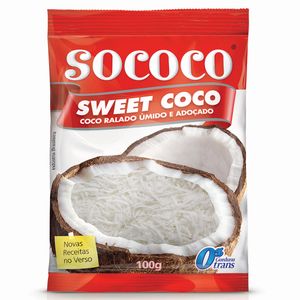 Coco Ralado Sococo 100g Sweet Umid.Adoc