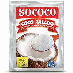 Coco Ralado Sococo 100g Desidratado