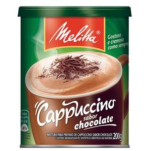 Cafe Cappuccino Melitta 200g Chocolate