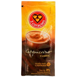 Cafe Cappuccino 3 Coracoes 20g Classic