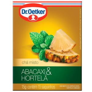 Chá Dr. Oetker 15g Abacaxi E Hortelã