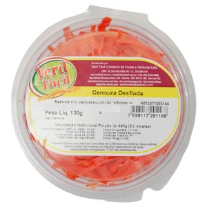 Cenoura Verd Facil 100g Ralada