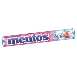 Bala Mentos Stick 37,5g Morango/Iogurte