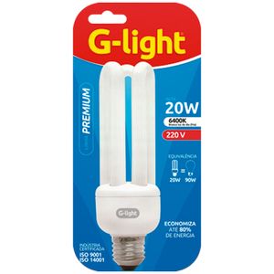 Lampada Fluor.G-Light 3u 20w  6400k 220v