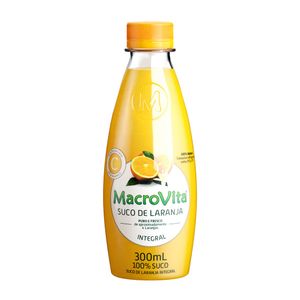 Suco Macrovita 300ml Integral Laranja