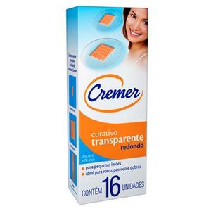 Curativo Cremer Care Transparente C/ 16 Un. Redondo