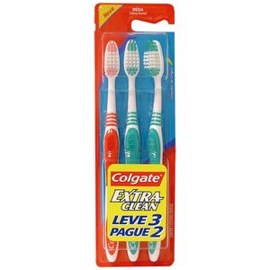 Escova Dental Colgate E.Clean C/3