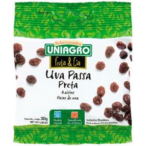 Fruta E Cia Uva Passa Preta 30g