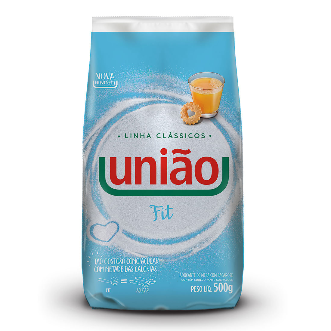 Acucar Uniao 500g Fit - Bistek Supermercados - Bistek Supermercados