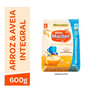 Mingau Mucilon 600g Arroz E Aveia Sachet